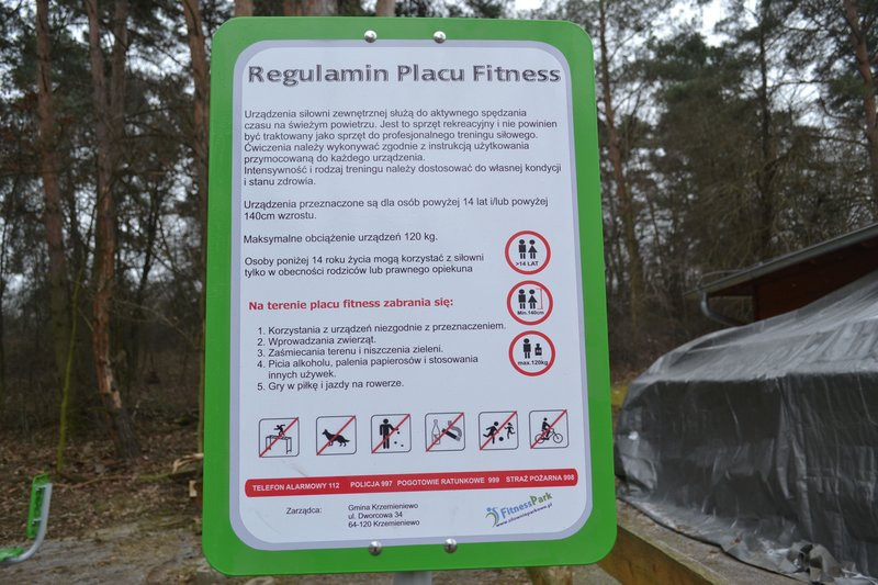 Siłownia zewnętrzna w Bojanicach (zdjęcia)