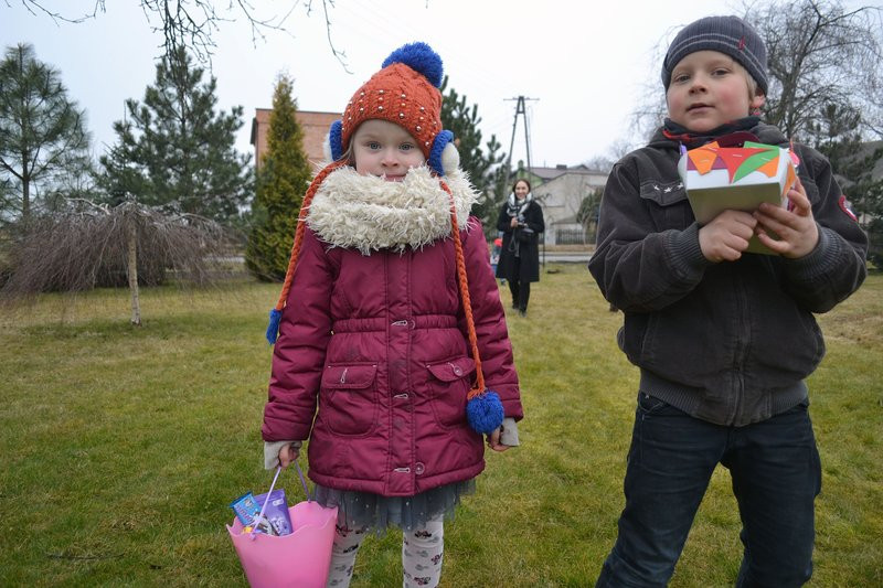 Zajączek odwiedził Drobnin (zdjęcia)
