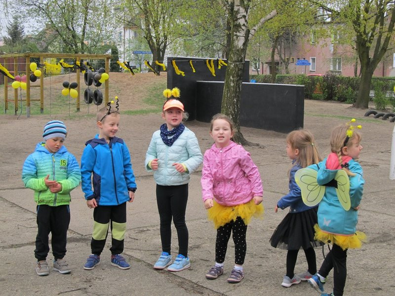 Atak pszczół w centrum Leszna (zdjęcia)