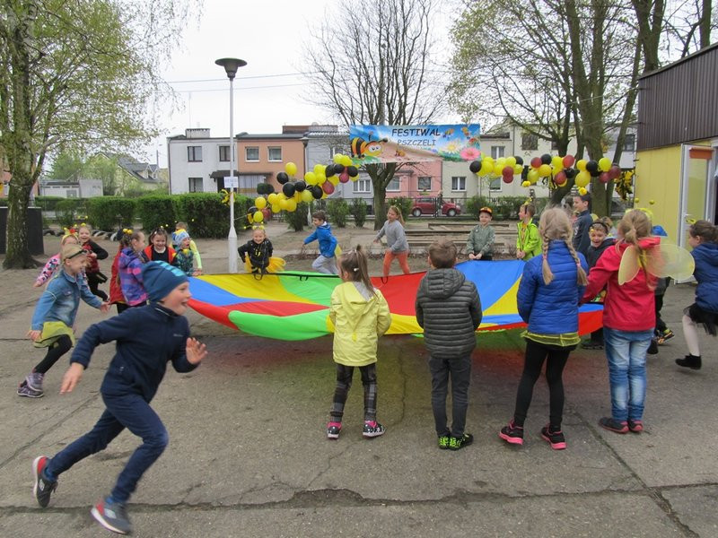 Atak pszczół w centrum Leszna (zdjęcia)