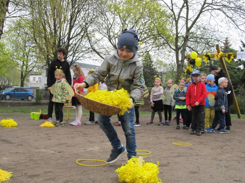 Atak pszczół w centrum Leszna (zdjęcia)