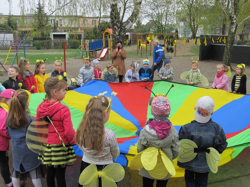 Atak pszczół w centrum Leszna (zdjęcia)