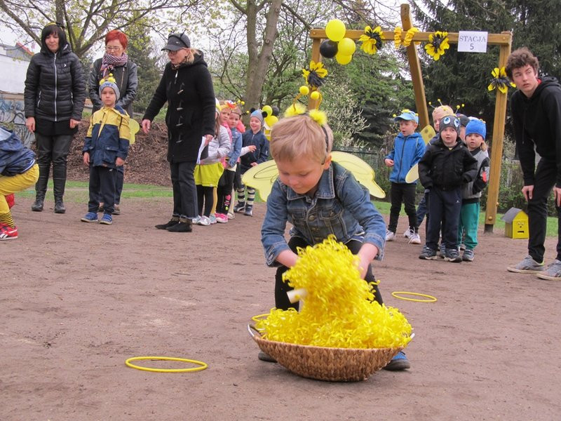 Atak pszczół w centrum Leszna (zdjęcia)