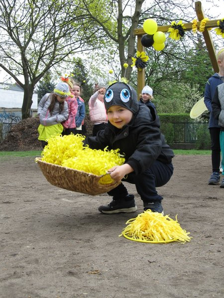 Atak pszczół w centrum Leszna (zdjęcia)
