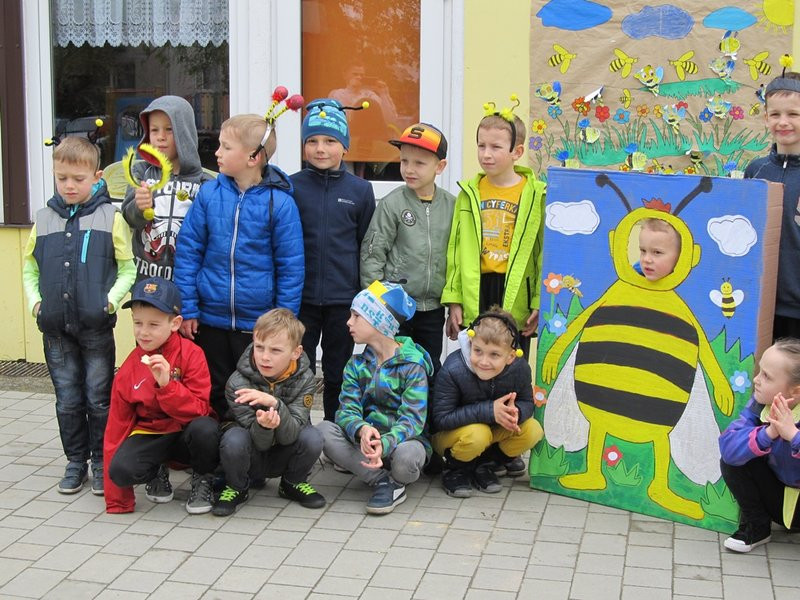 Atak pszczół w centrum Leszna (zdjęcia)