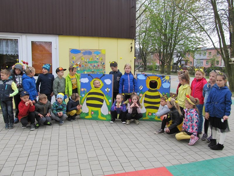 Atak pszczół w centrum Leszna (zdjęcia)