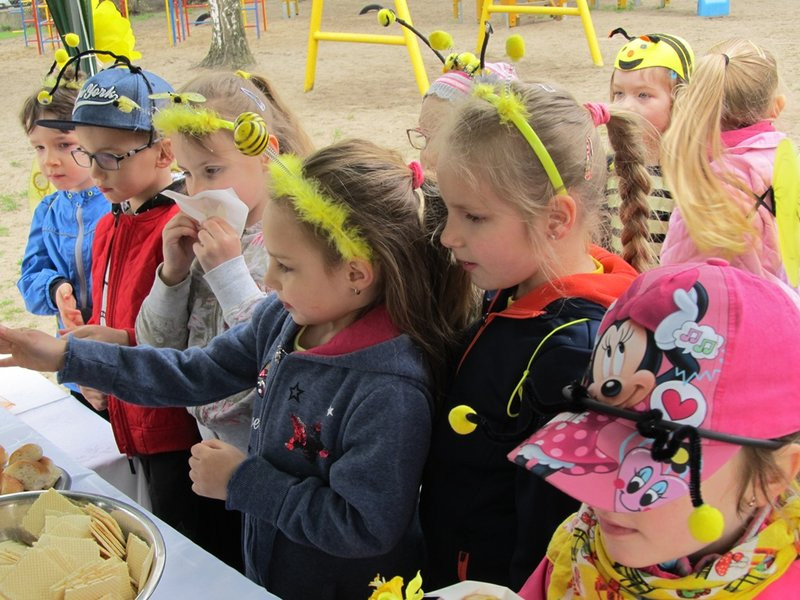 Atak pszczół w centrum Leszna (zdjęcia)