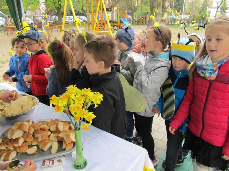 Atak pszczół w centrum Leszna (zdjęcia)