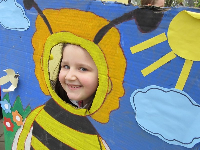 Atak pszczół w centrum Leszna (zdjęcia)