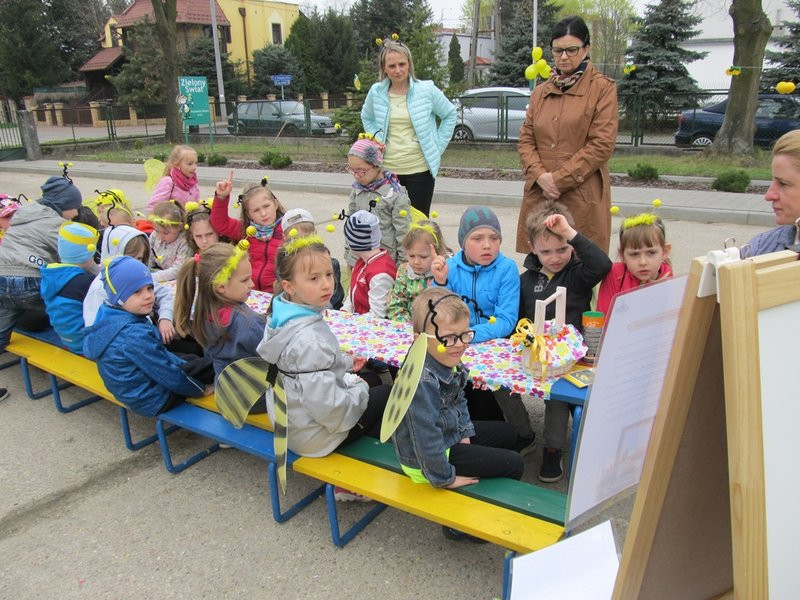 Atak pszczół w centrum Leszna (zdjęcia)