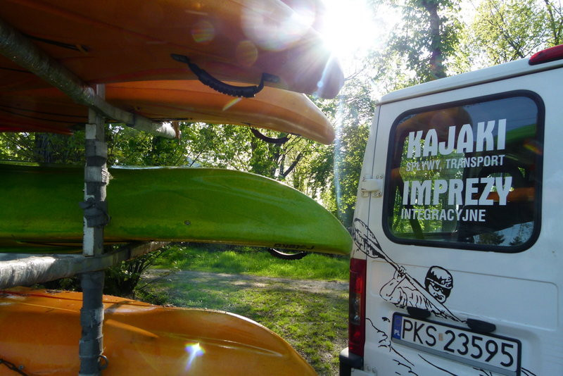 Kajakami z Osiecznej do Kościana (zdjęcia)