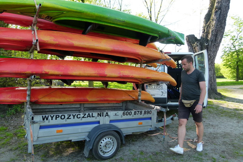 Kajakami z Osiecznej do Kościana (zdjęcia)