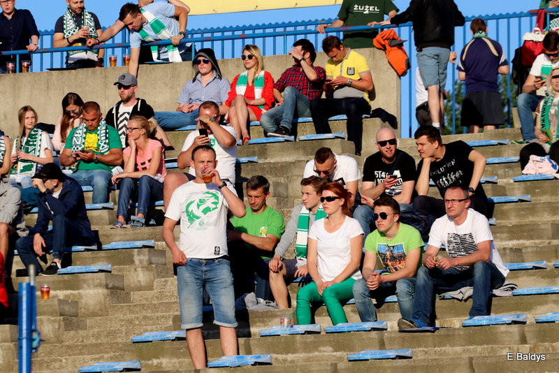 Kibice na meczu Leszno-Częstochowa