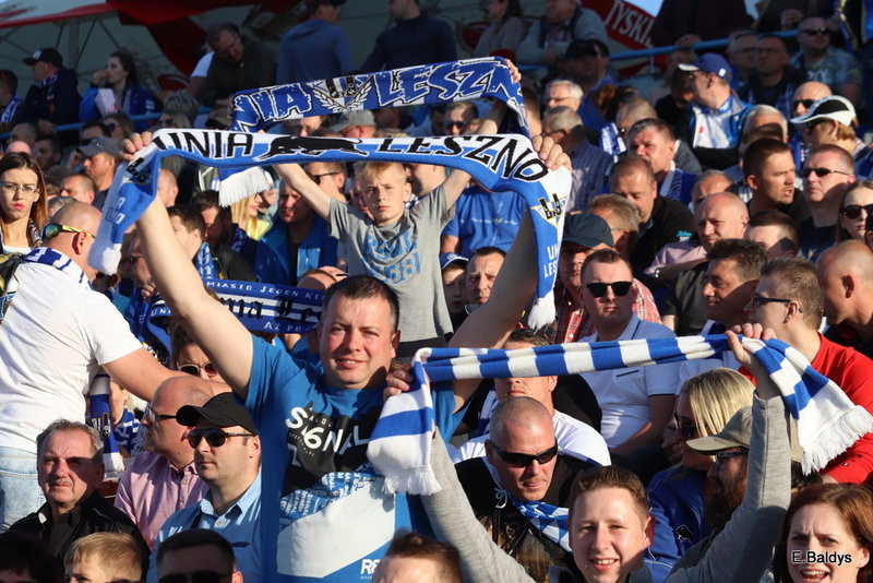 Kibice na meczu Leszno-Częstochowa