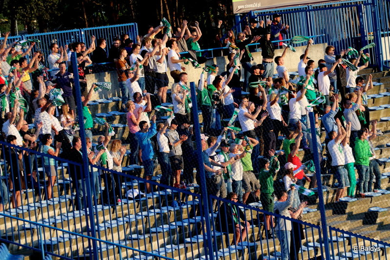 Kibice na meczu Leszno-Częstochowa