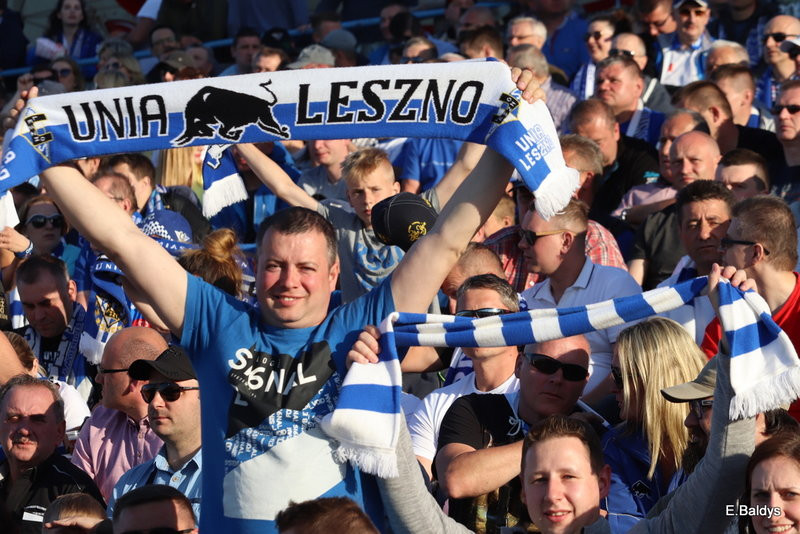 Kibice na meczu Leszno-Częstochowa