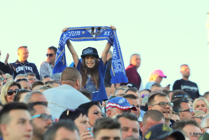 Kibice na meczu Leszno-Częstochowa