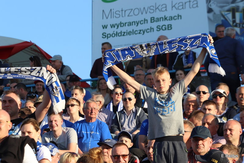Kibice na meczu Leszno-Częstochowa