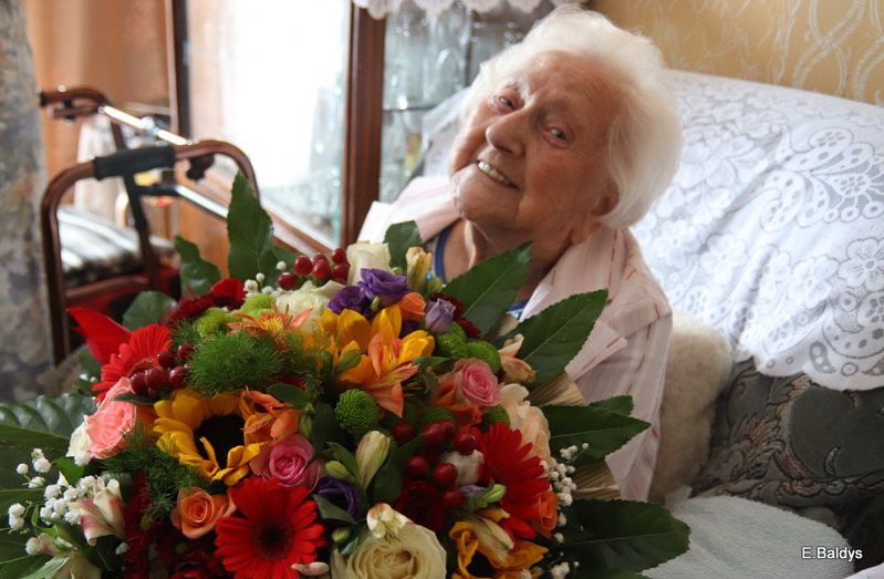 105 urodziny pani Zofii (kilka zdjęć)