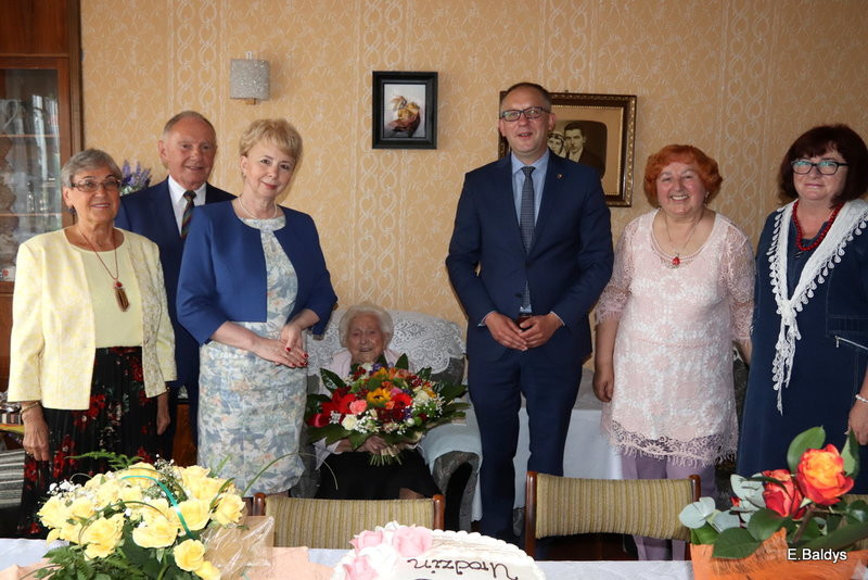 105 urodziny pani Zofii (kilka zdjęć)