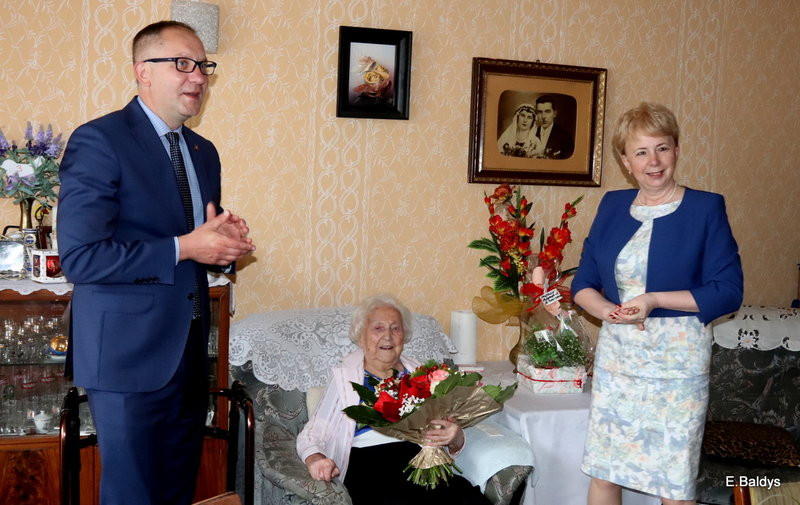 105 urodziny pani Zofii (kilka zdjęć)