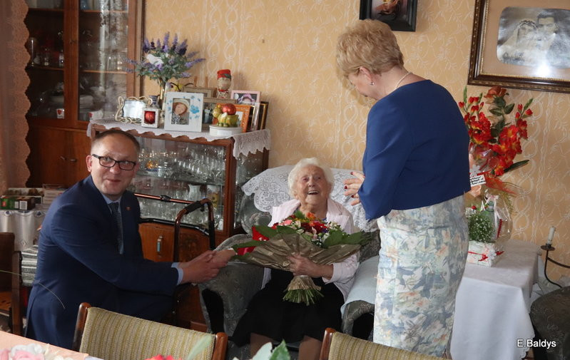 105 urodziny pani Zofii (kilka zdjęć)