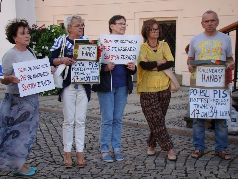 Wsparli protest w sejmie (kilka zdjęć)