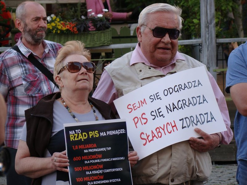 Wsparli protest w sejmie (kilka zdjęć)