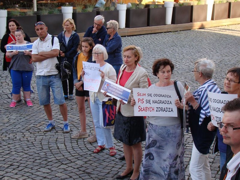 Wsparli protest w sejmie (kilka zdjęć)