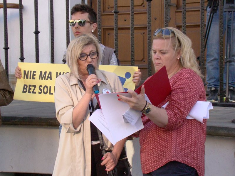 Wsparli protest w sejmie (kilka zdjęć)