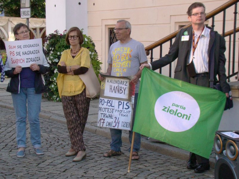 Wsparli protest w sejmie (kilka zdjęć)