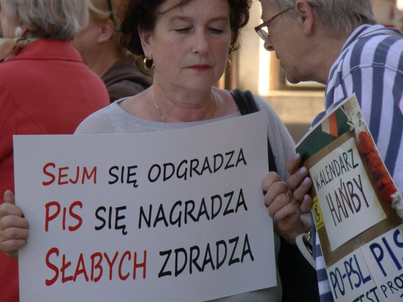 Wsparli protest w sejmie (kilka zdjęć)