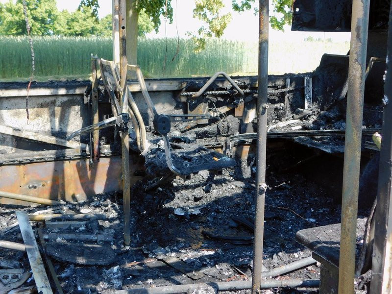 Spłonął autobus MZK w Lesznie!