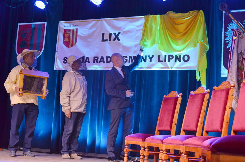 Medale dla zasłużonych, logo dla gminy Lipno (zdjęcia)