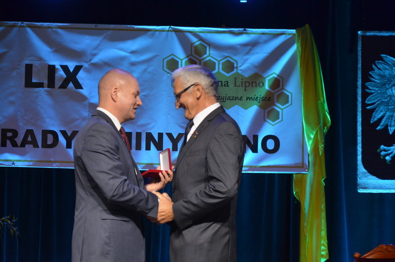 Medale dla zasłużonych, logo dla gminy Lipno (zdjęcia)