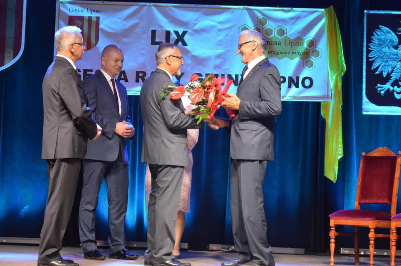 Medale dla zasłużonych, logo dla gminy Lipno (zdjęcia)