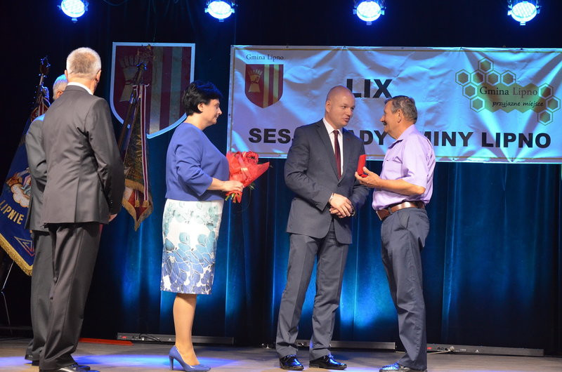 Medale dla zasłużonych, logo dla gminy Lipno (zdjęcia)