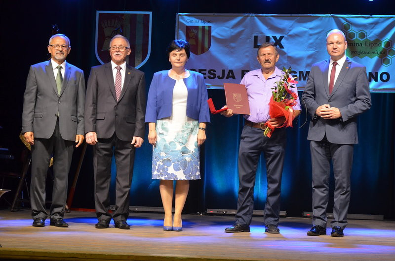 Medale dla zasłużonych, logo dla gminy Lipno (zdjęcia)