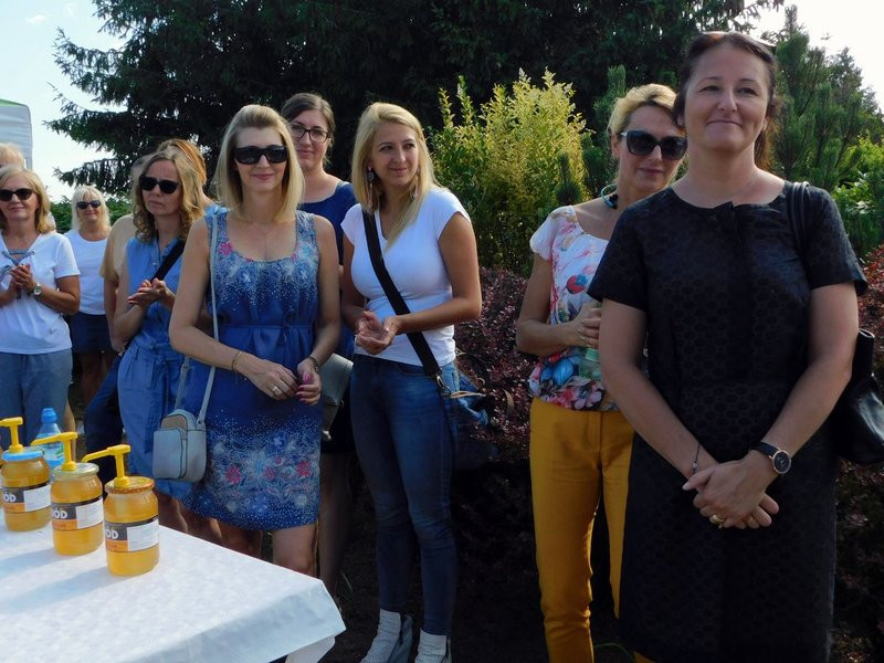 Pyszny miód z miejskiej pasieki (kilka zdjęć)