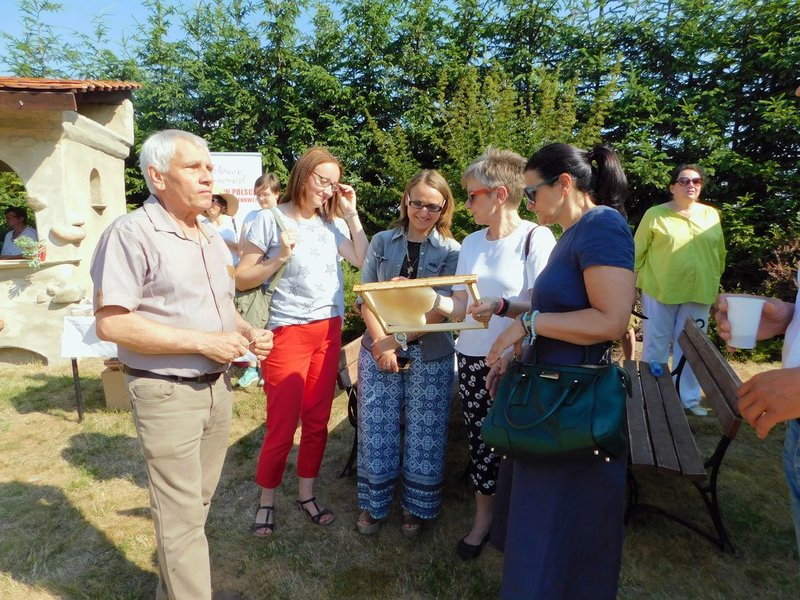 Pyszny miód z miejskiej pasieki (kilka zdjęć)