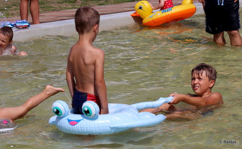 Chłodzili się na basenie (zdjęcia)