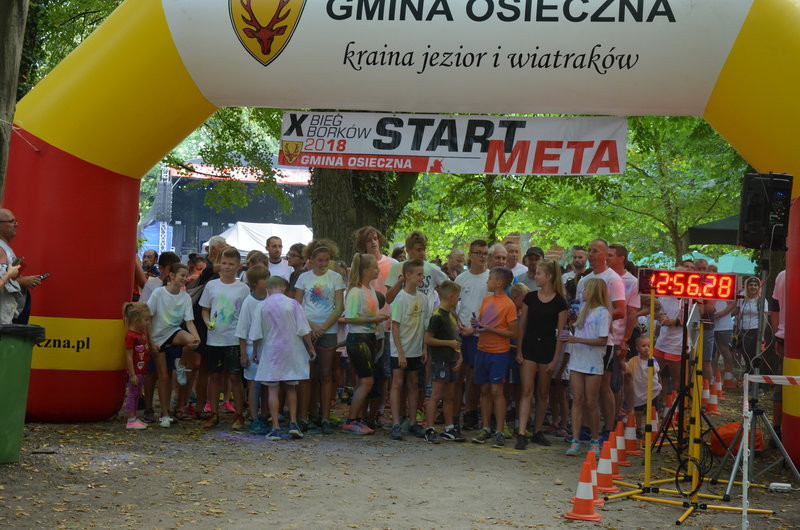 X Bieg Borków na kolorowo (zdjęcia)
