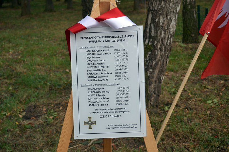 Cis dla powstańców posadzono w Mierzejewie (zdjęcia)