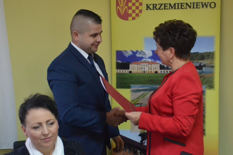 Krzemieniewo: nowy wójt rozpoczął pracę (zdjęcia)