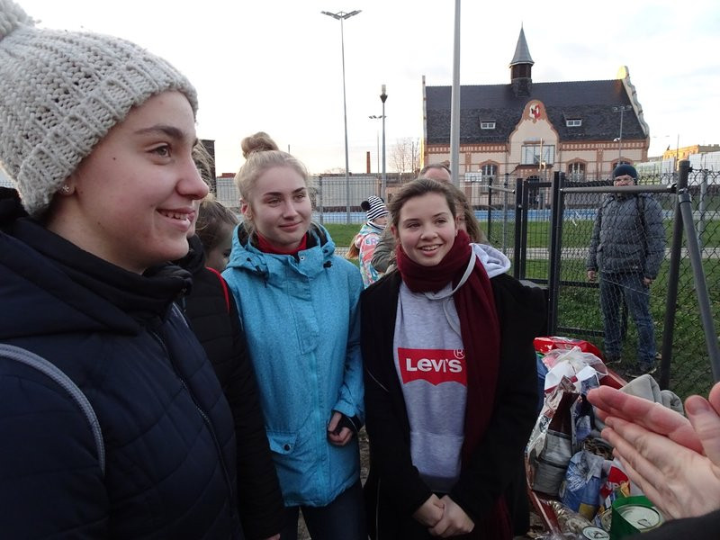 Tęczowe Mikołajki na wybiegu dla psów (zdjęcia)