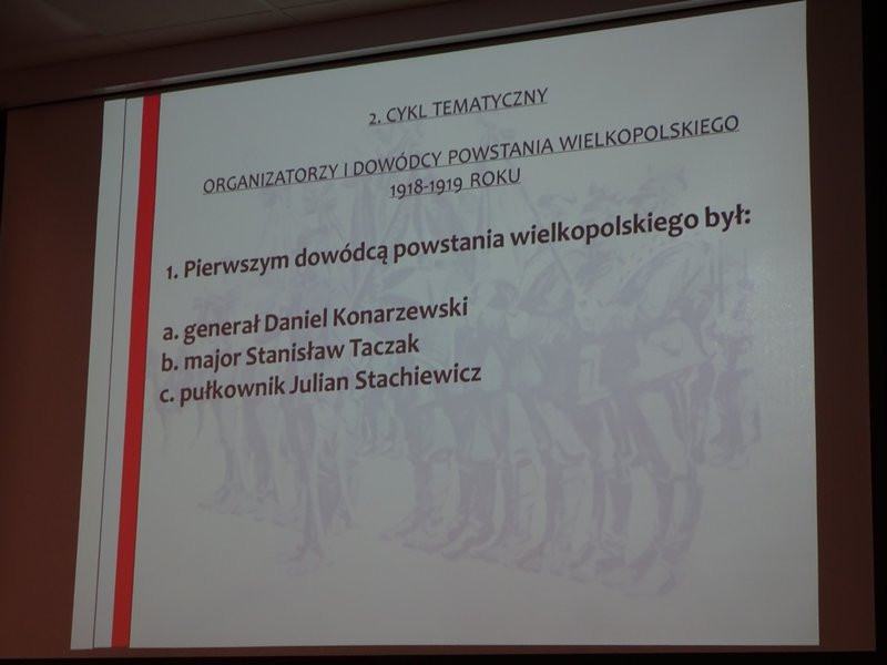 Konkurs wiedzy o Powstaniu Wielkopolskim (zdjęcia)