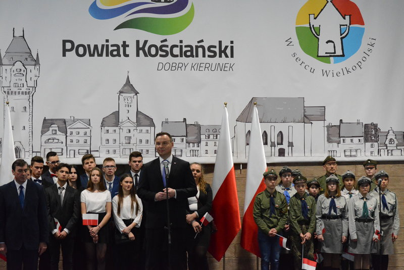 Prezydent Andrzej Duda w Kościanie (zdjęcia)