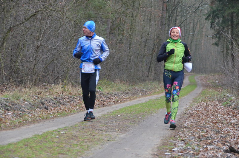 Wigilijni maratończycy zaliczyli 42 km po lasach (zdjęcia)