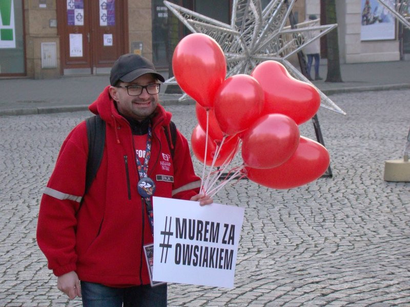 Leszno murem za Owsiakiem (zdjęcia i film)