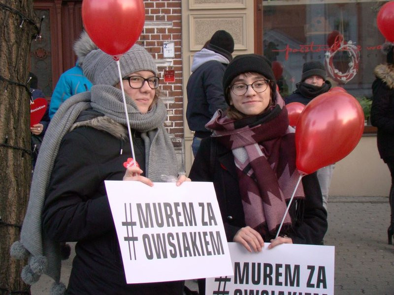 Leszno murem za Owsiakiem (zdjęcia i film)